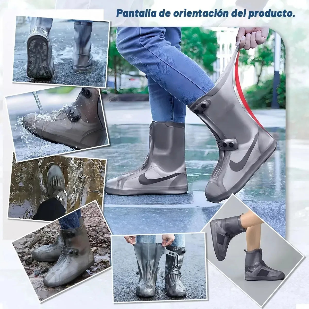 Botas Lluvia Impermeable Premium