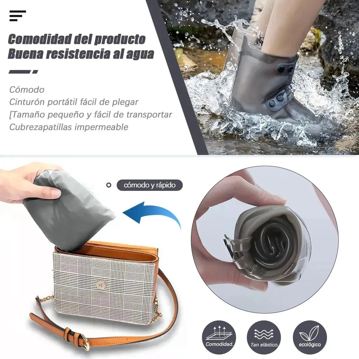 Botas Lluvia Impermeable Premium