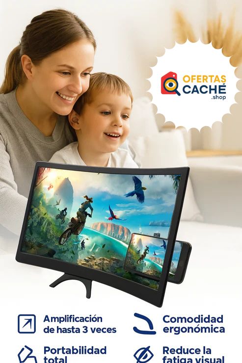 AMPLIFICADOR DE PANTALLA CURVO 12"