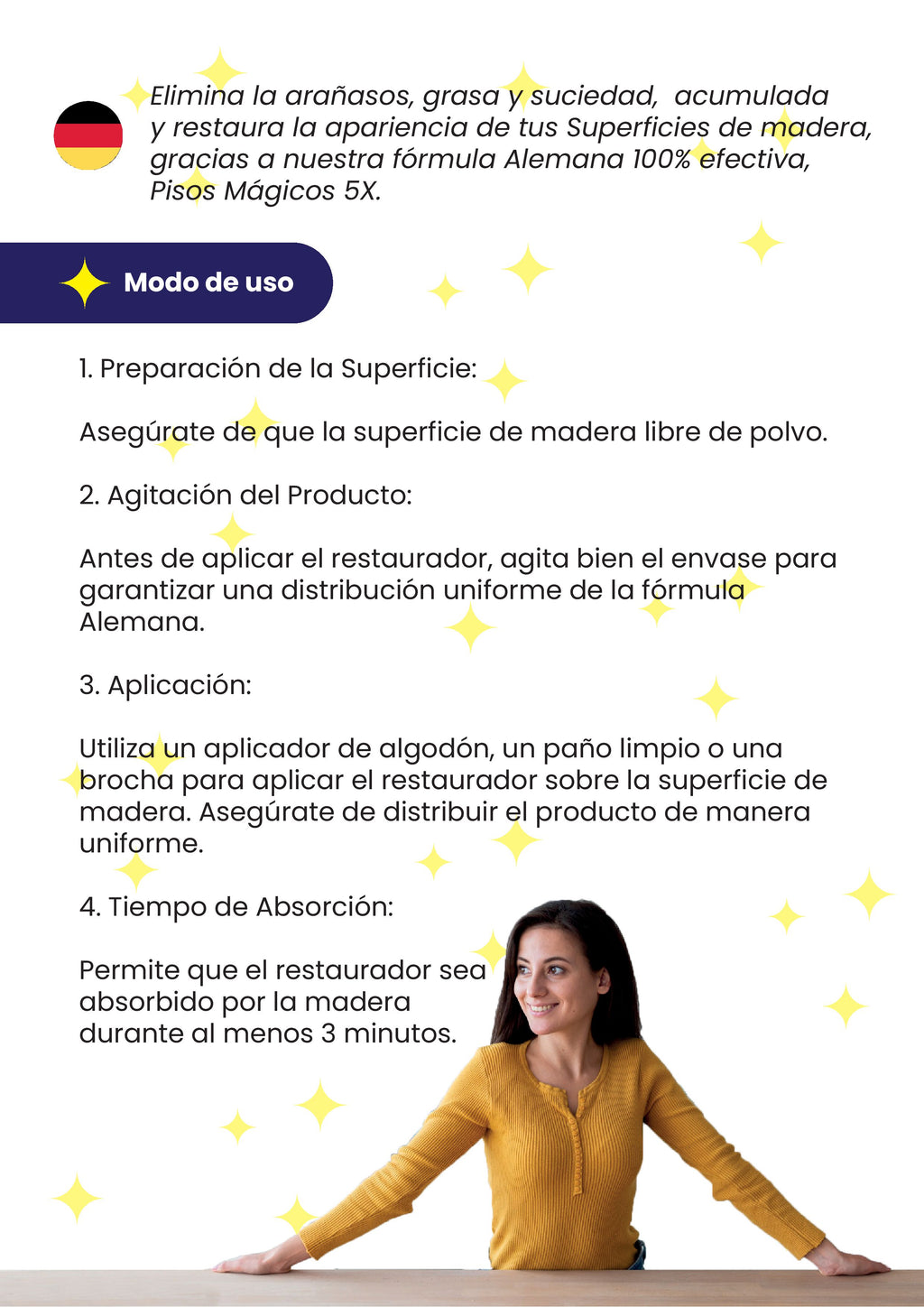 Magicos 5X | Restaurador de Maderas pisos