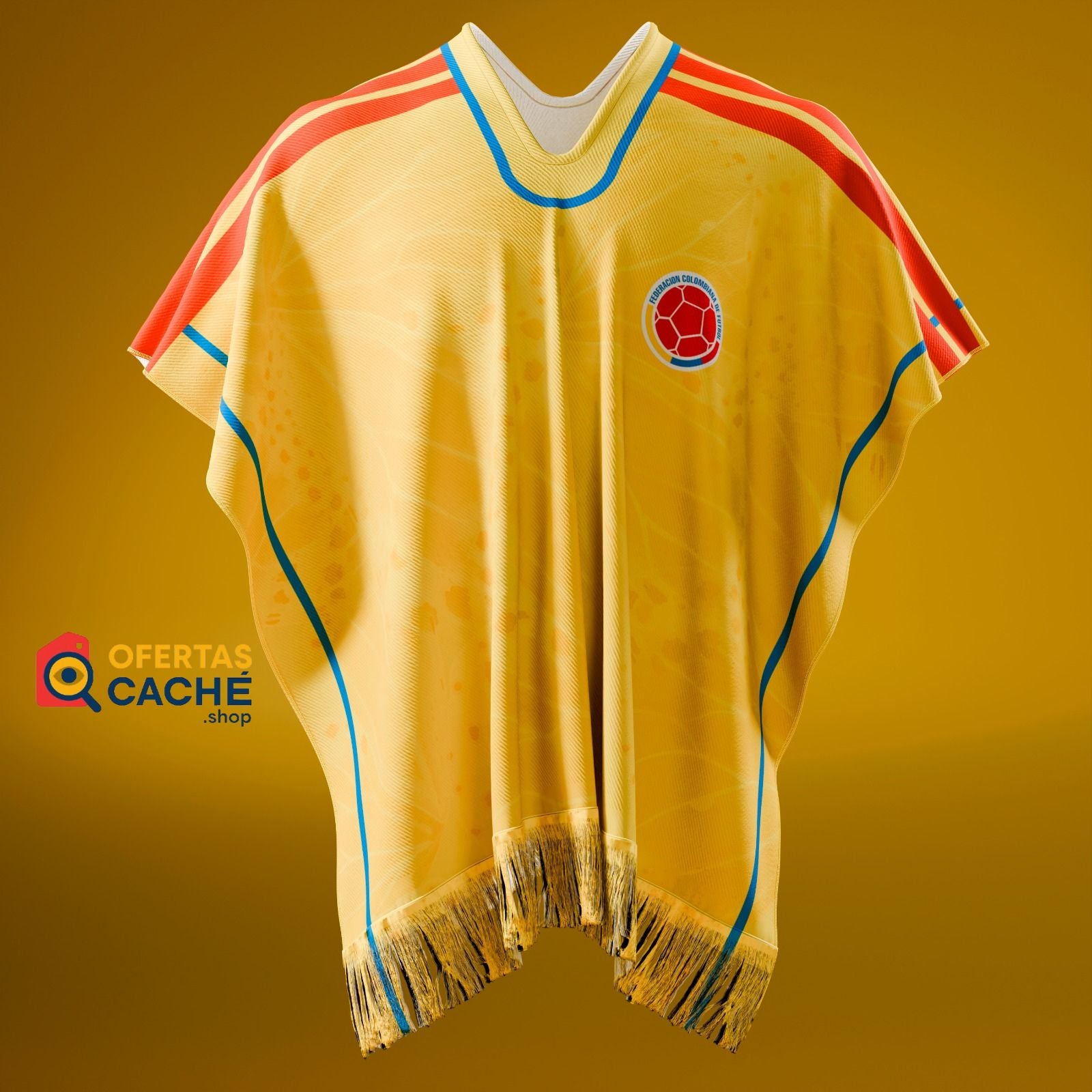 PONCHO MUNDIAL DE COLOMBIA CALIDAD 1.1