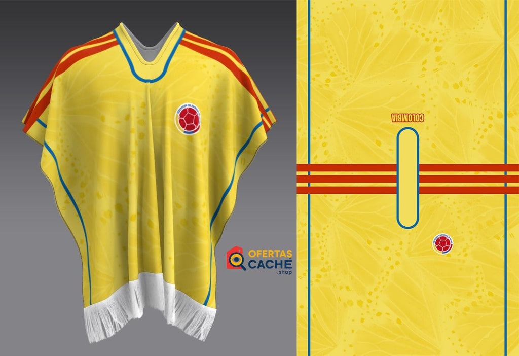 PONCHO MUNDIAL DE COLOMBIA CALIDAD 1.1