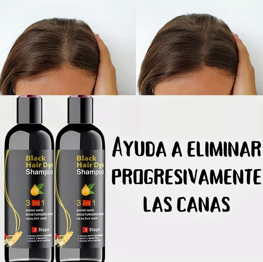 BLACK HAIR DYE SHAMPOO