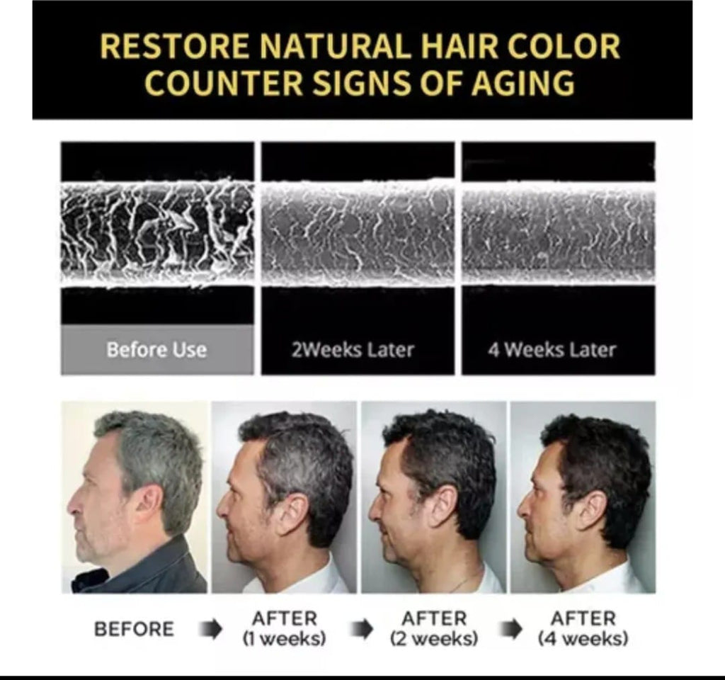 BLACK HAIR DYE SHAMPOO