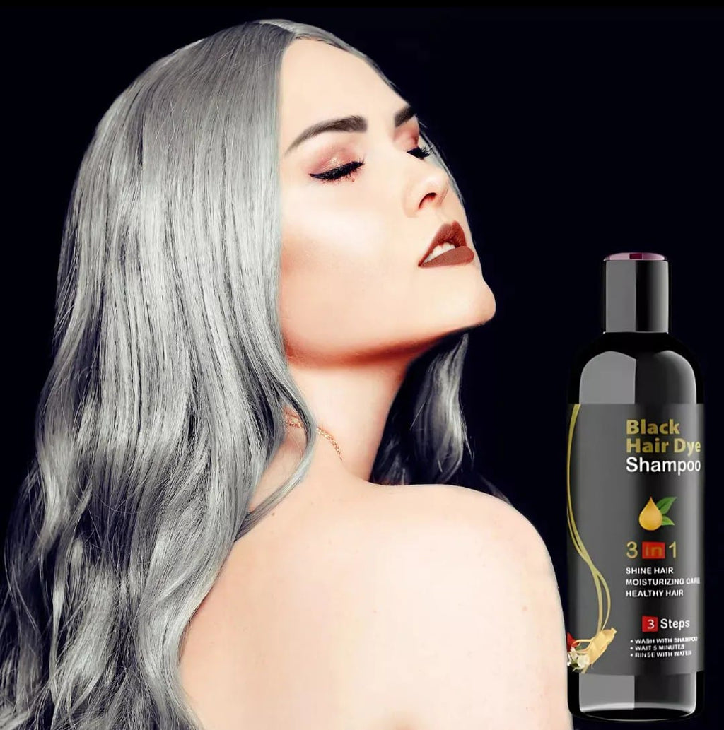 BLACK HAIR DYE SHAMPOO