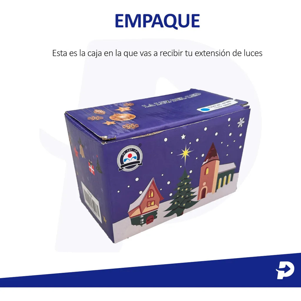 LUCES NAVIDAD CASCADA 3 METROS X 45 CMS