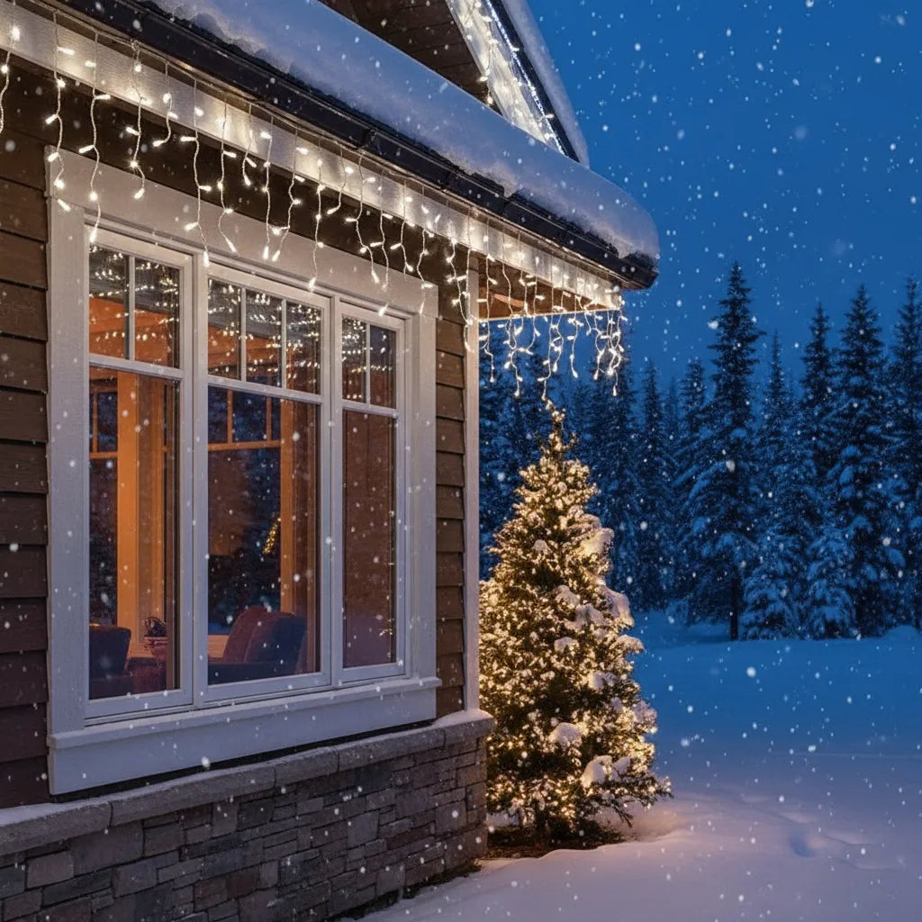 LUCES NAVIDAD CASCADA 3 METROS X 45 CMS