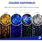 LUCES NAVIDAD CASCADA 3 METROS X 45 CMS
