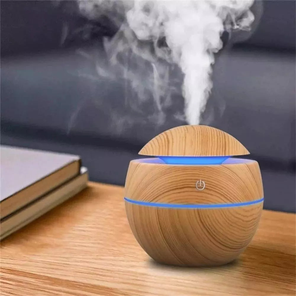Humidificador Difusor Aromas Redondo Led