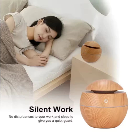 Humidificador Difusor Aromas Redondo Led