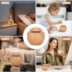 Humidificador Difusor Aromas Redondo Led