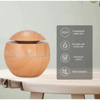 Humidificador Difusor Aromas Redondo Led