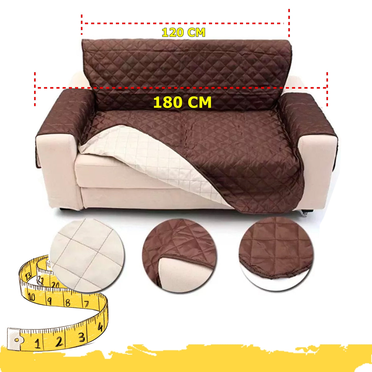 Forro Protector Cubre Sofa Mascotas 2faz