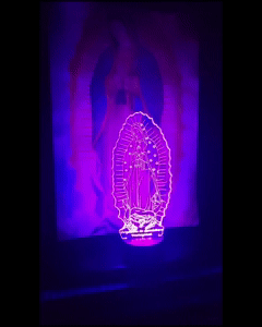 Lampara Base Led Virgen Maria