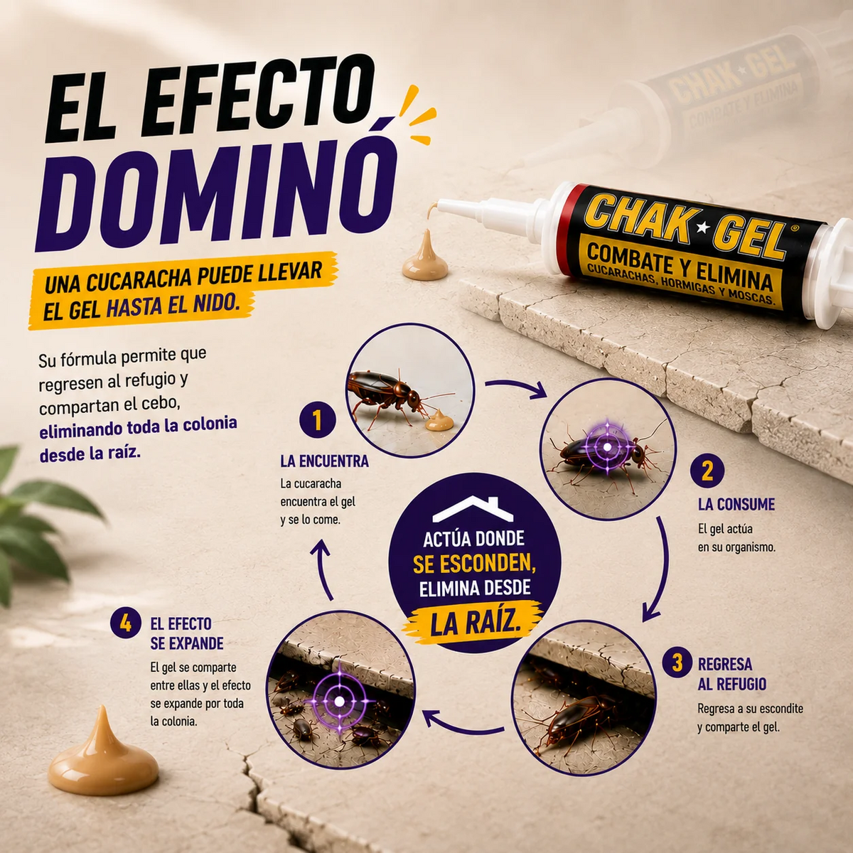 MATA CUCARACHAS | CHACK GEL