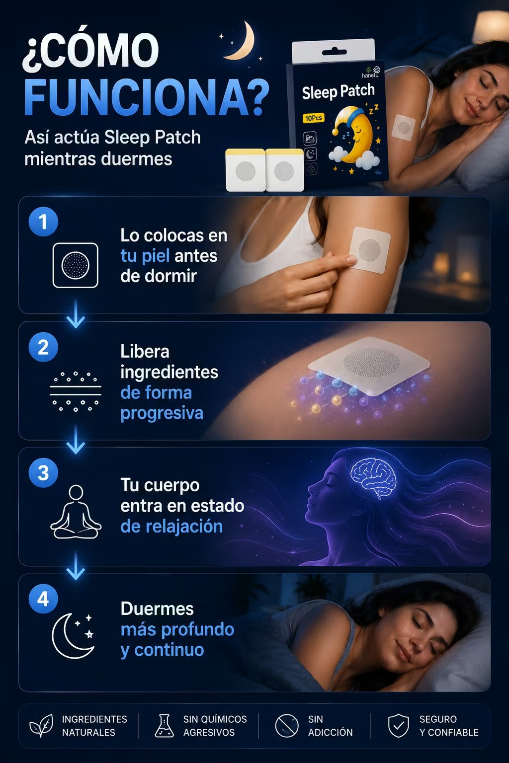 Parches para Dormir "Sleep Patch" x10