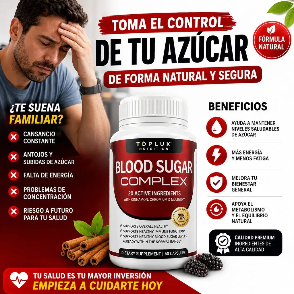 BLOOD SUGAR COMPLEX | DIABETICOS