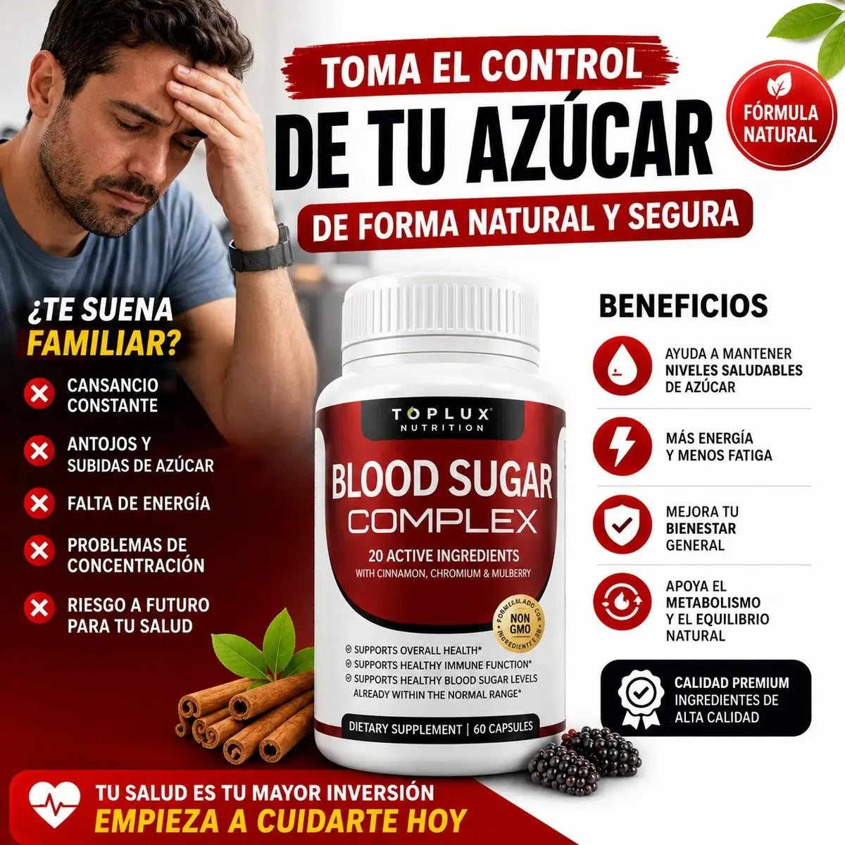 BLOOD SUGAR COMPLEX | DIABETICOS