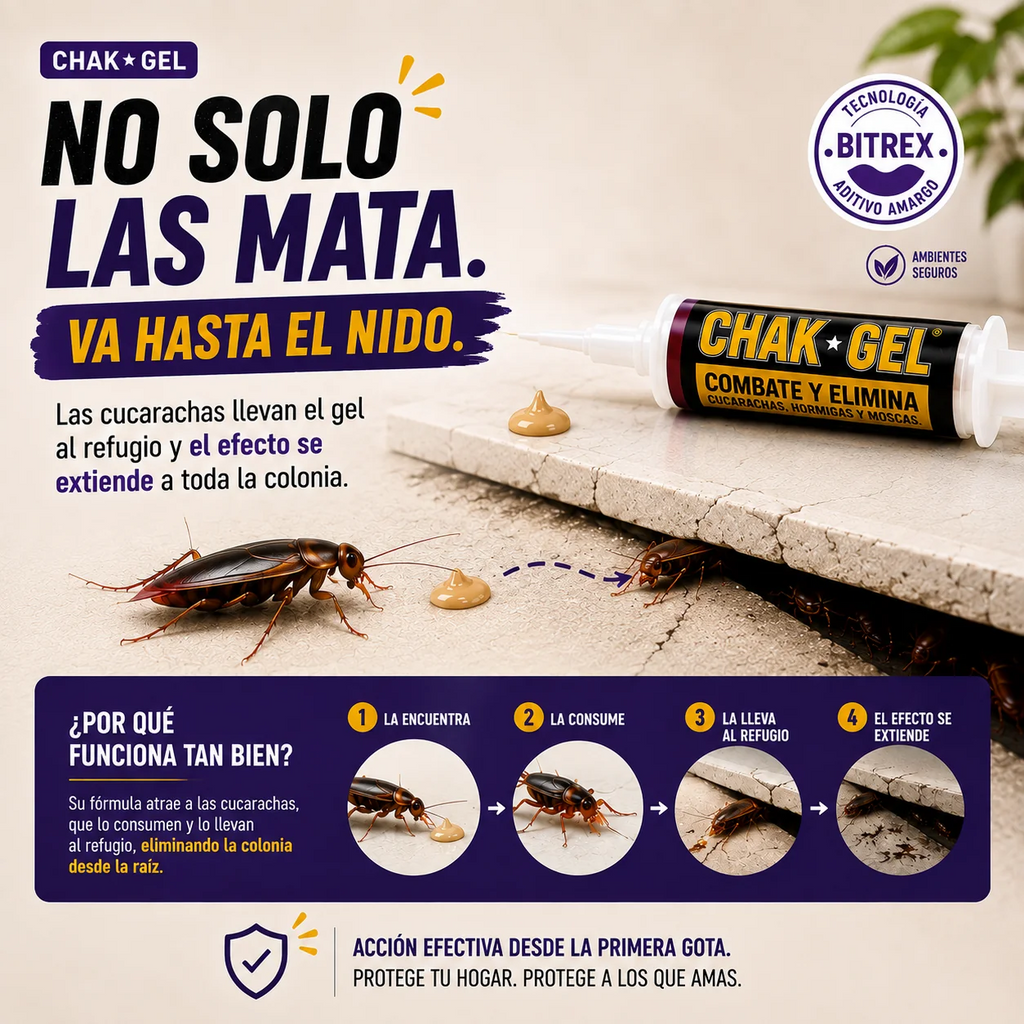 MATA CUCARACHAS | CHACK GEL