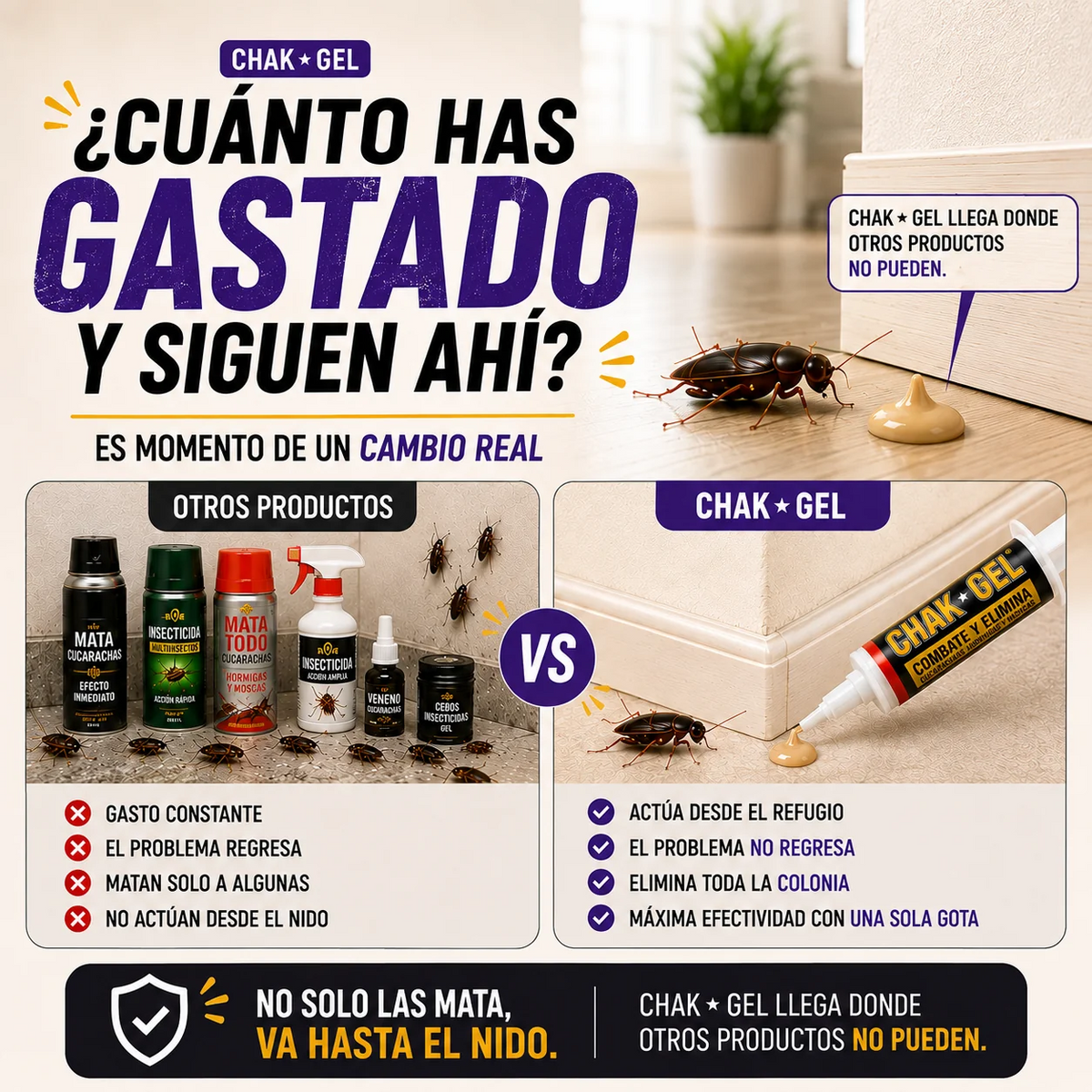 MATA CUCARACHAS | CHACK GEL