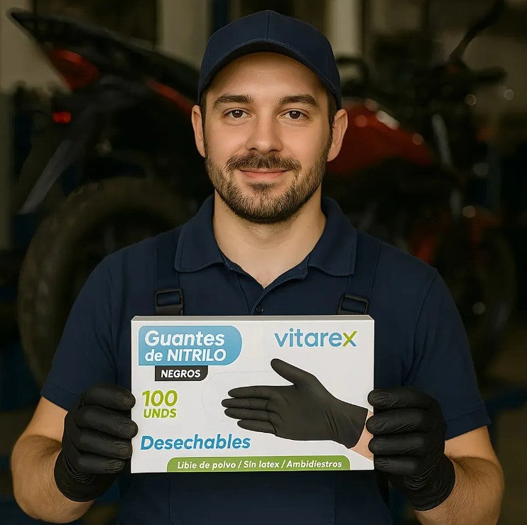 VITAREX | Guante de Nitrilo Caja X100und