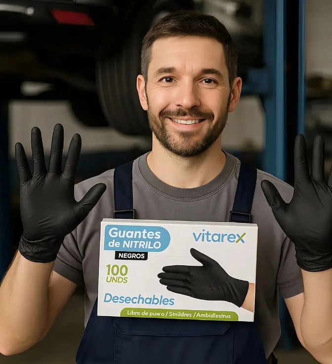 VITAREX | Guante de Nitrilo Caja X100und
