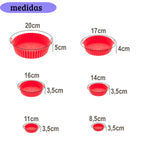 Moldes de Silicona para Airfryer Kit c/6