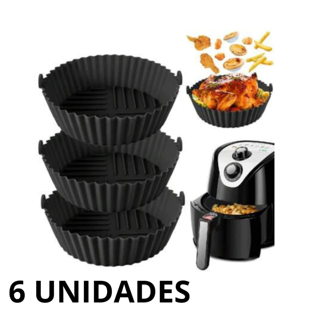 Moldes de Silicona para Airfryer Kit c/6