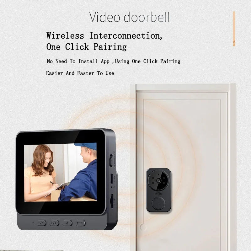 Timbre Con Camara Y Pantalla
