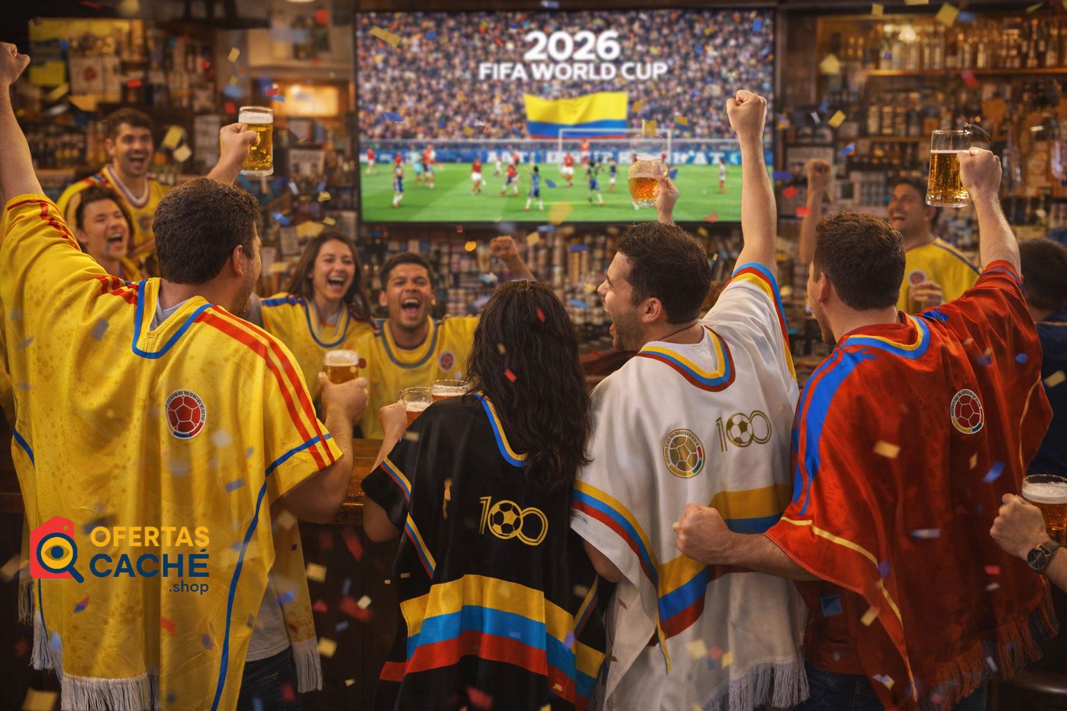 PONCHO MUNDIAL DE COLOMBIA CALIDAD 1.1