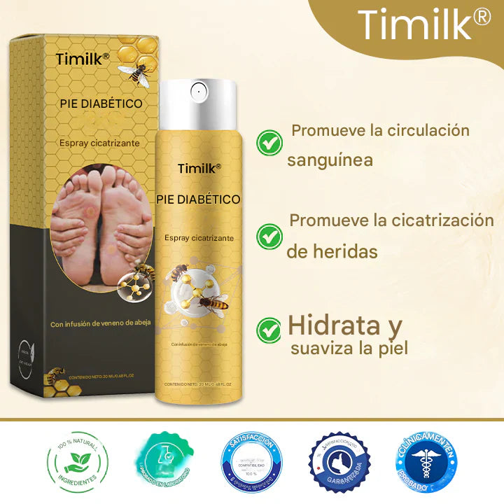 Timilk® Spray Curativo | Diabetes